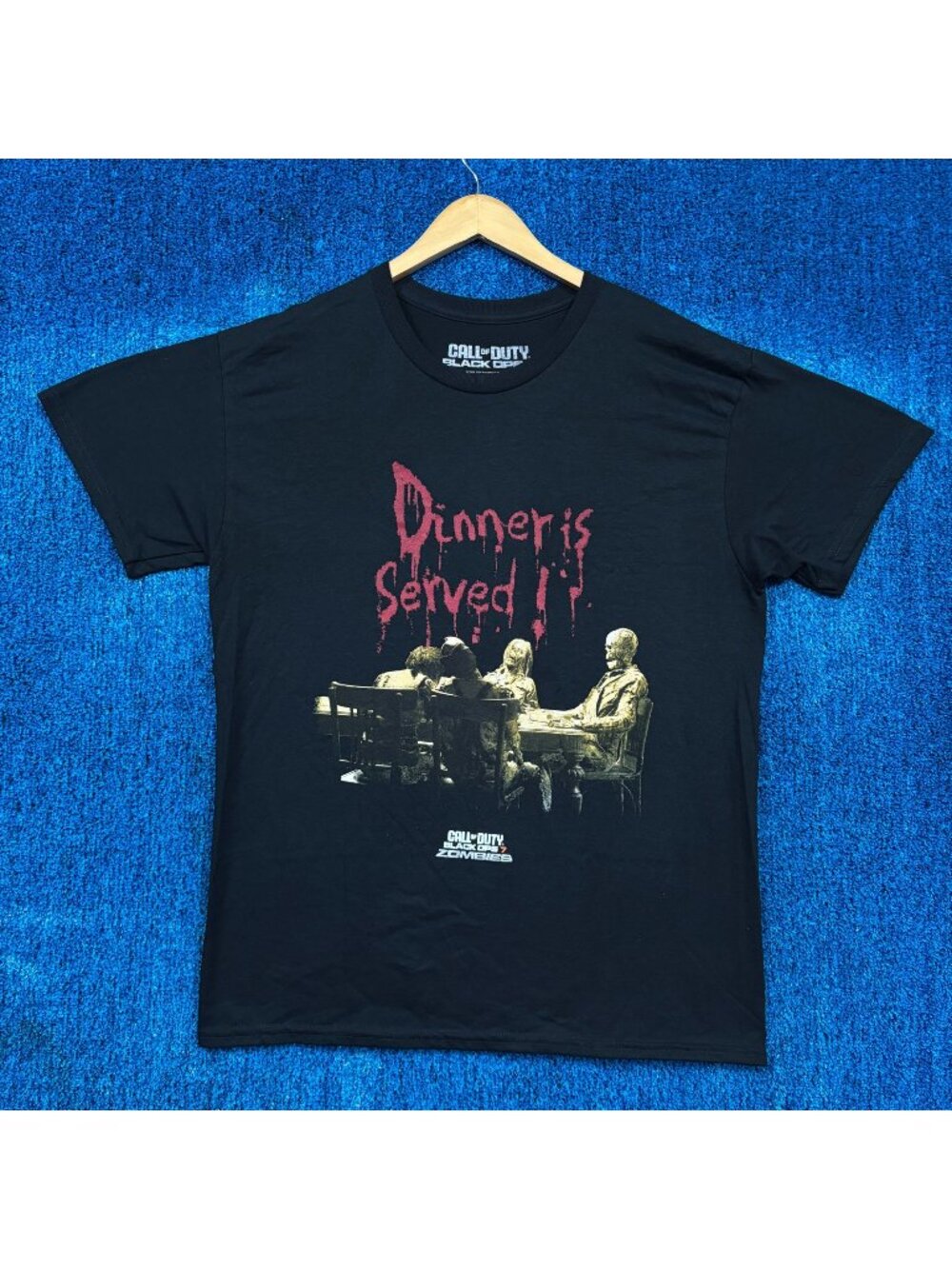 Call of Duty Black Ops 7 “Dinners Ready” Graphic T-Shirt Size Large